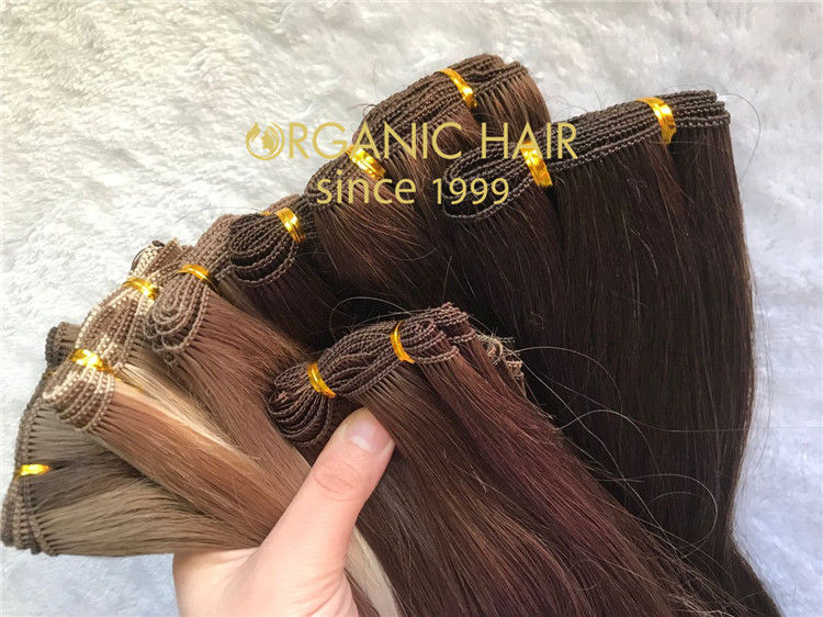 Best remy human hair extensions handtied weft C61